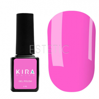 Гель-лак Kira Nails №100 (приглушенная розовая фуксия, эмаль), 6 мл