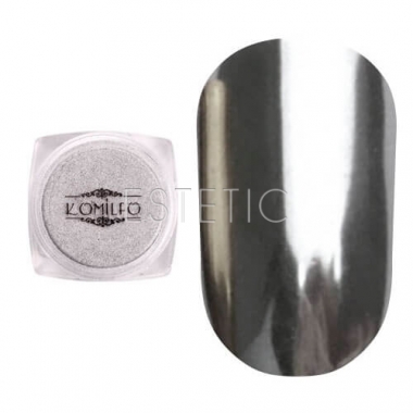 Komilfo Mirror Powder №001 - Дзеркальна пудра (срібло), 0,5 г
