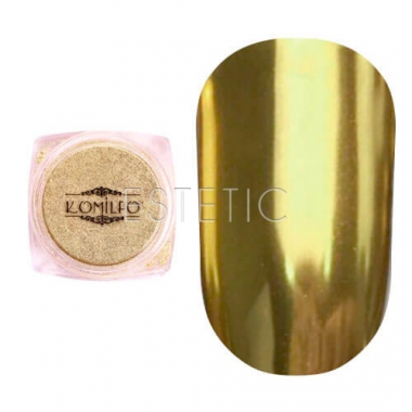 Komilfo Mirror Powder №003 - Зеркальная пудра (сусальное золото), 0,5 г
