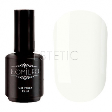 Гель-лак Komilfo Deluxe Series №D003 (белый, эмаль),15 мл