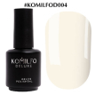 Гель-лак Komilfo Deluxe Series №D004 (кремово-серый, эмаль),15 мл