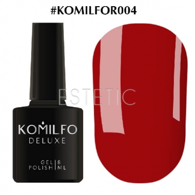 Гель-лак Komilfo Rior Collection №004 (гнилая вишня, эмаль), 8 мл