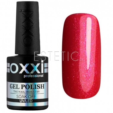 Гель-лак OXXI Professional №023 (светло-красный, с микроблеском) , 10мл