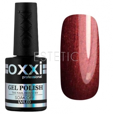 Гель-лак OXXI Professional №082 (бордовый, с микроблеском), 10мл