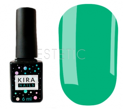Гель-лак Kira Nails №137 (нефритовий, емаль), 6 мл