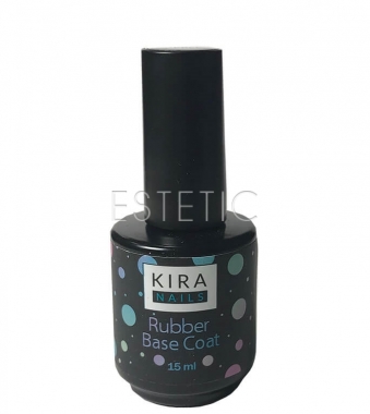 Kira Nails Rubber Base Coat - Каучукове базове покриття, 15 мл