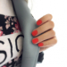 Фото 3 - Гель-лак Kira Nails №144 (насыщенный красный, эмаль), 6 мл