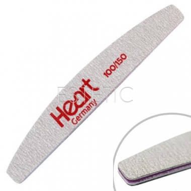 Heart Пилка для ногтей Half 100/150, серая