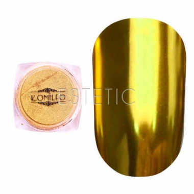 Komilfo Mirror Powder №002 - Зеркальная пудра (золото), 0,5 г