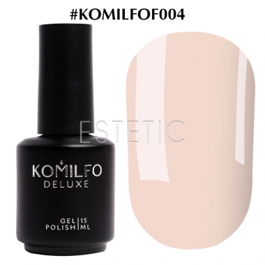 Гель-лак Komilfo French Collection №F004 (перлинно-рожевий, емаль, для френча), 15 мл