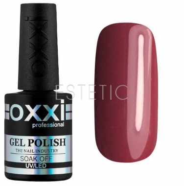 Гель-лак OXXI Professional №080 (бліда марсала, емаль), 10мл