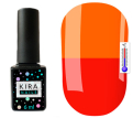 Гель-лак Kira Nails Termo №T08 (приглушенный красный, при нагревании кислотно-оранжевый), 6 мл