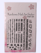 Komilfo Nail Art Sticker - наклейки для дизайну нігтів F549 чорні