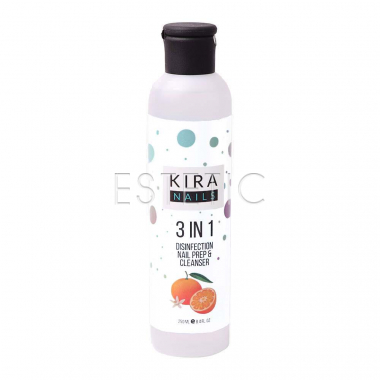 Kira Nails 3 in 1 - средство для снятия липкого слоя, дезинфекции и обезжиривания, 250 мл