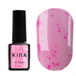 Гель-лак Kira Nails "Yoghurt Boom!" №009 (малинове парфе з неоновими конфетті, йогурт), 6 мл