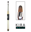 Kira Nails Пензлик для гелю Gel oval 4 (Nylon)
