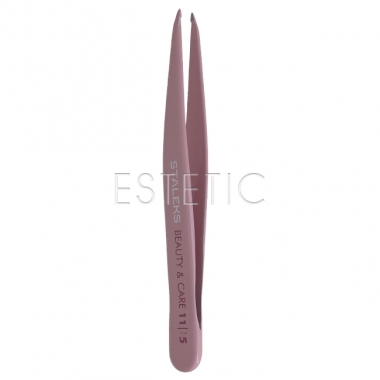 STALEKS Пинцет TBC-11/5 для бровей BEAUTY&CARE 11 TYPE 5 (точечный)