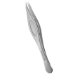 STALEKS Пинцет TBC-20/4 для бровей BEAUTY&CARE 20 TYPE 4 (узкие скошенные кромки)