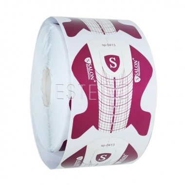 Формы для наращивания ногтей Salon Professional SP-0413, (розовая свинка, стилет короткий), 500 шт