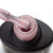Фото 2 - Komilfo KC Glitter French Rubber Base №KC005 - Каучуковая френч-база (бежево-розовый с серебряным микроблеском), 15 мл