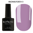 Гель-лак Komilfo Deluxe Series №D313 (сиреневый, эмаль), 8 мл