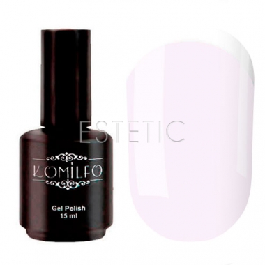 Гель-лак Komilfo French Collection №F011 (світло-бузковий, емаль, для френча), 15 мл