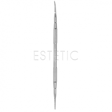 STALEKS PRO PE-60/3 Лопатка педикюрна EXPERT 60 TYPE 3 (пилка пряма + із загнутим кінцем)
