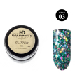 Цветной гель с блестками Hollywood "Glitter Gel" №03, 8 мл