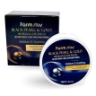 FarmStay Black Pearl Hydrogel Eye Patch - Патчи гидрогелевые под глаза с золотом и экстрактом черного жемчуга, 60 шт