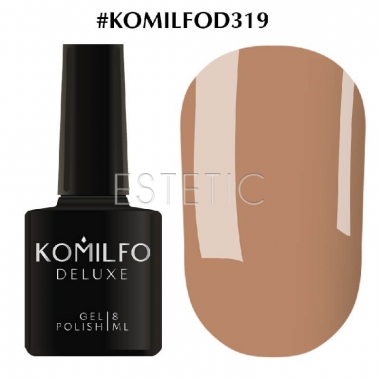 Гель-лак Komilfo Deluxe Series №D319 Butterum (какао, эмаль), 8 мл