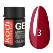Kodi Professional Gel Paint №03 - гель-краска (глубокий малиново-красный), 4 мл