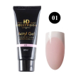 Акрил-гель Hollywood Acryl Gel №01 (светло-розовый, с микроблеском), 60 мл