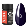 Kodi Professional Gel Paint №08 - гель-фарба (темно-синій), 4 мл
