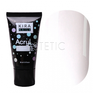 Kira Nails Acryl Gel Clear - Акрил-гель (прозорий), 30 г