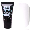Kira Nails Acryl Gel White - Акрил-гель (білий), 30 г