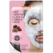 Purederm Deep Purifying Black O2 Bubble Mask Volcanic - Маска киснева тканинна з вулканічним попелом, 20 г