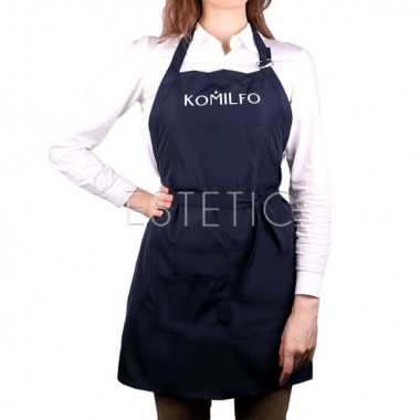 Фартух Komilfo короткий (темно-синий), 67*72,5 см