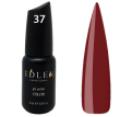 Гель-лак Edlen Professional №037 (темный сливовый, эмаль), 9 мл