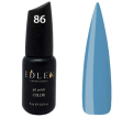Гель-лак Edlen Professional №086 (васильковый, эмаль), 9 мл