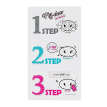 Holika Holika Pig Clear Blackhead 3-Step Kit (No Water) - Набор патчей от черных точек "Без воды", 8 г