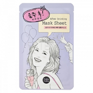 Holika Holika After Drinking Mask Sheet - Тканевая маска для лица 