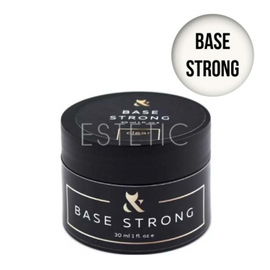 F.O.X Base Strong - Базове покриття для гель-лаку високого ступеня в'язкості, 30 мл (банка)