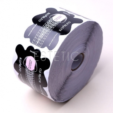 Komilfo Multi Shape Nail Forms 500 pcs — мультифункциональные формы для наращивания (500 шт)