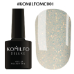 Гель-лак Komilfo Moon Crush №001 (золотые блестки, прозрачный), 8 мл