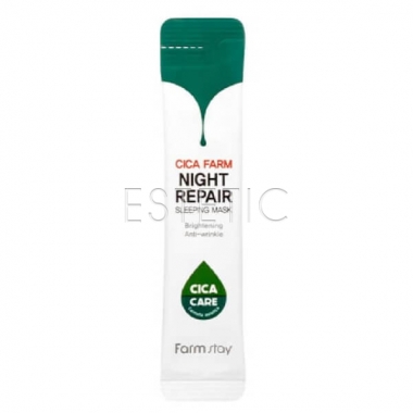 FarmStay Cica Farm Night Repair Sleeping Mask Відновлююча нічна маска з центеллою азіатською, 4 мл
