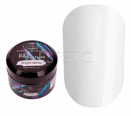 Komilfo Gel Premium Bright White - гель-премиум (ультра белый), 30 г