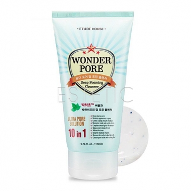 Etude House Wonder Pore Deep Foaming Cleanser 10 in 1 - Пінка для вмивання 10 в 1, 170 мл