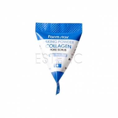 FarmStay Collagen Baking Powder Pore Scrub - Скраб для лица с содой и коллагеном, 7 гр