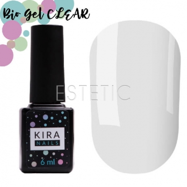 Kira Nails Bio Gel Clear Биогель для укрепления (прозрачный), 6 мл
