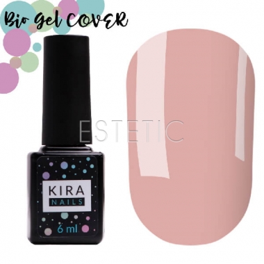 Kira Nails Bio Gel Cover Биогель для укрепления (бежево-розовый), 6 мл